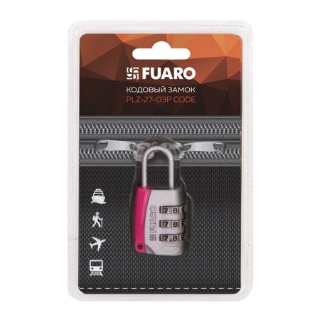 Замок кодовый PLZ-TRAVEL-2703P CODE (PLZ-27-03P) /блистер