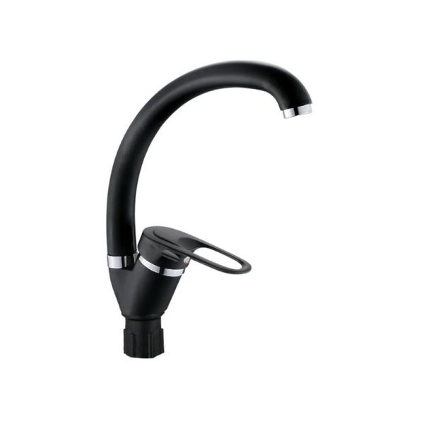 Смеситель для кухни монокомандный  черный  Potato Эверест B59-0256