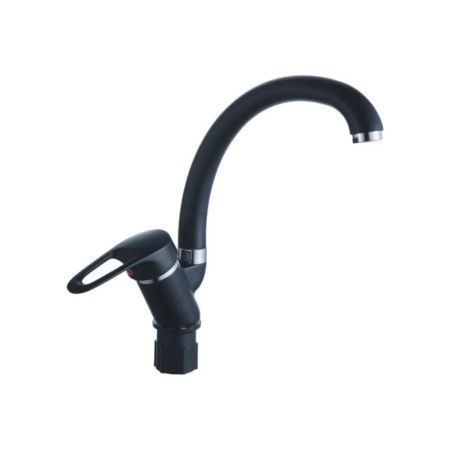 Смеситель для кухни монокомандный  черный  Potato Эверест B59-0266