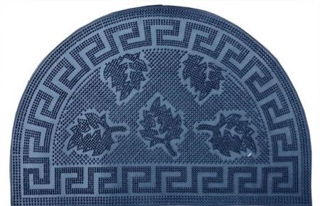 Коврик резиновый PIN MAT 45х75 (Этно) полукруг