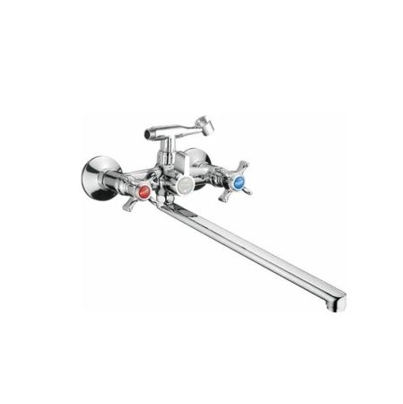 Смеситель для ванны и умывальника хром Potato P 2362