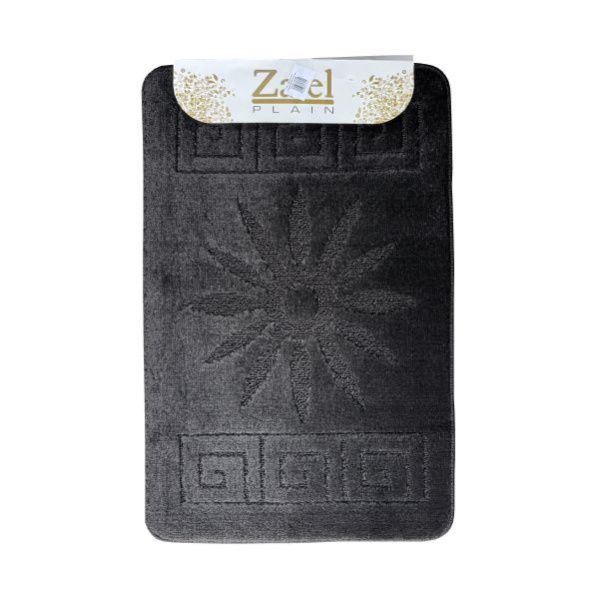 Набор ковриков Залел (1предмет) 55х85-90см черн.