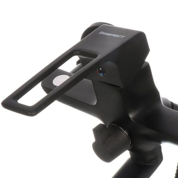 Смеситель для ванны и умывальника монокомандный  черный  Potato Эверест B22-1546