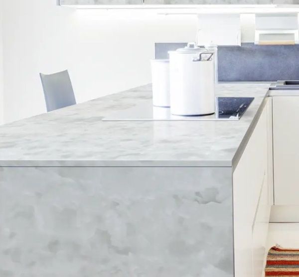 Пленка с/к Делюкс Professional арт.12022008-3 (мрамор св. сер.) 0.45х6м