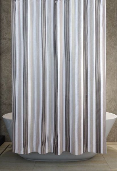 Штора для ванной тканевая бежевая, хайвей BT-829214 , "Дорофей", 180*180