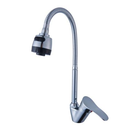 Смеситель для кухни монокомандный  хром  Potato Эверест B48-214M