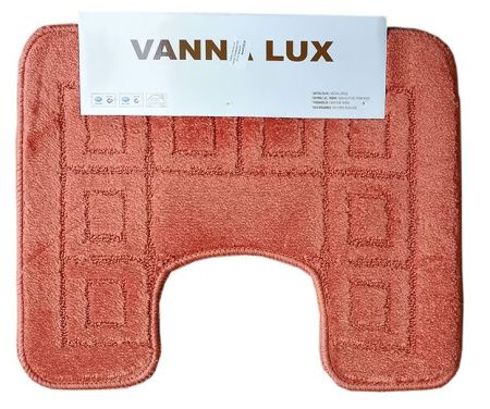 Коврик Vanna Lux туалет (1предмет) 40х50 см терракот