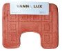 Коврик Vanna Lux туалет (1предмет) 40х50 см терракот