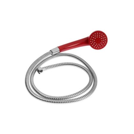 Смеситель для ванны и умывальника двухручковый  красный с хромом  Potato Эверест B22-071C