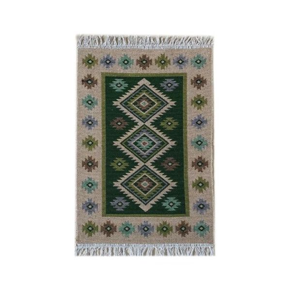 Коврик из хлопка 60*120 зел. UK02 6120201 Kilim Usak