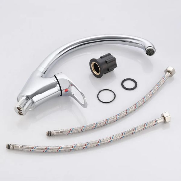 Смеситель для кухни монокомандный  хром  Potato Эверест B51-025