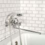 Смеситель для ванны двухручковый хром Potato Diadonna D80-223301
