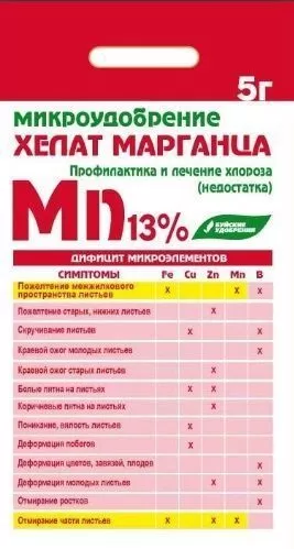 Хелат марганца 5г (30 шт.)