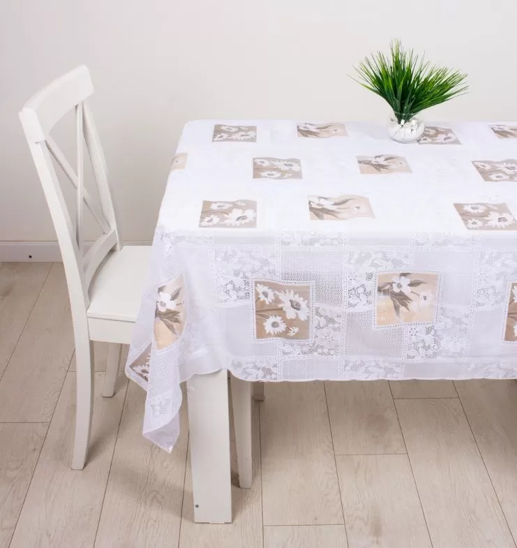 Клеенка ажурная "Lace Print" 213R2-4  (1,37х20м)