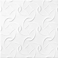 Плитка потолочная белая ламинированная Солид С-2053/36 (упак.144шт.)