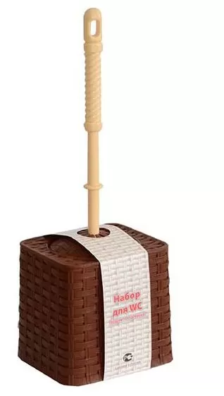 Ерш+подставка квадрат "РОТАНГ" кор.