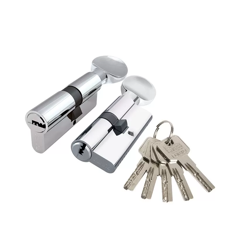 Цилиндровый механизм Z3002Knob80 хром