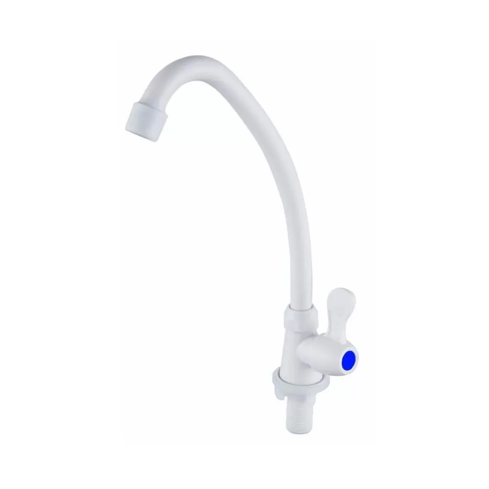 Кран водоразборный одноручковый на холодную воду юелый  Potato Эверест B41-338