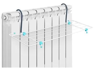 Сушилка для белья на батарею, 45 см (5кг.), белая,  СБ5-45П/Б, Ника