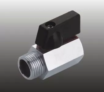 Мини-кран латун.никел. F 242.04 (FR 242 1/2FМ)