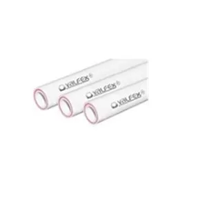 Труба арм.стекловолокном SDR 7.4 PN20  ф50х6,9 мм (24) (Valfex), 4м БЕЛАЯ