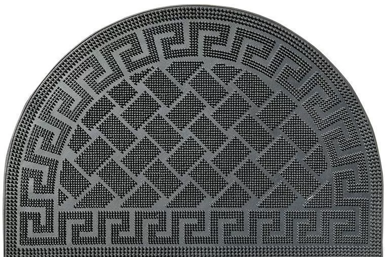 Коврик резиновый PIN MAT 40х60 (мостовая) полукруг