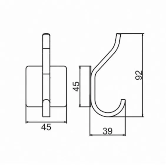 Крючок двойной Potato P 1805-2