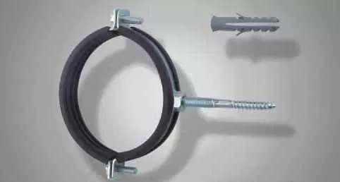 Хомут с дюбелем JSGK-2"1/2 (75-80мм) (упак.10шт.)