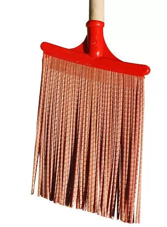 Метла пластиковая плоская №7 профи ВИР с черенком В/С*