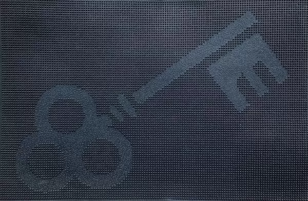 Коврик резиновый PIN MAT 40х60 (ключик)