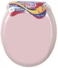 Крышка для унитаза мягкая розовая