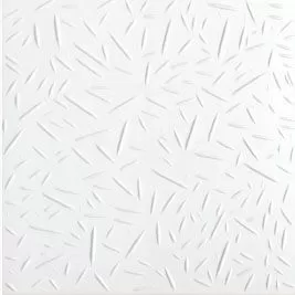 Плитка потолочная белая ламинированная Солид С-2027/40 (упак.160шт.)