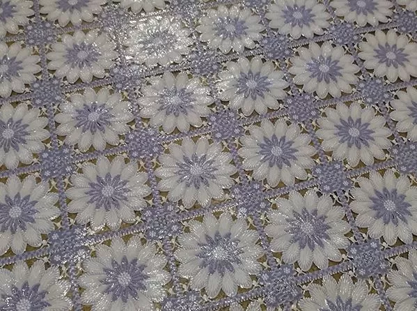 Клеенка ажурная "Лейс" 027B (/большие цветы) (1.32х22м)