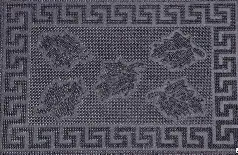 Коврик резиновый PIN MAT 45х75 (пять листьев)