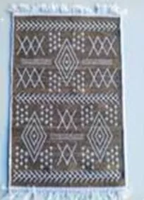 Коврик из хлопка 80*150 крем./сер. 70534 Kilim GOLD