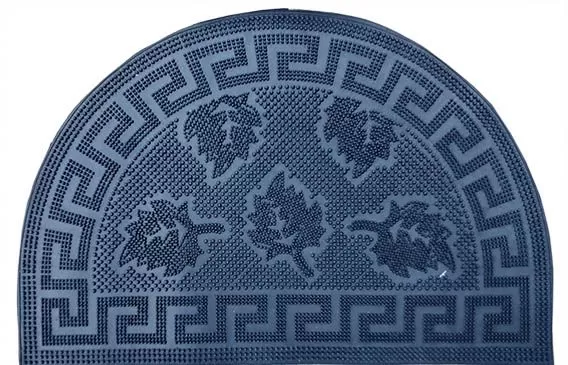 Коврик резиновый PIN MAT 45х75 (Этно) полукруг