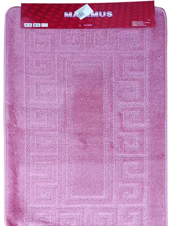 Набор ковриков Maximus (2предмет) 60х100/50х60см 580 розовый