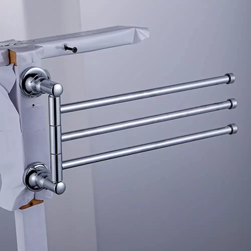 Полотенцедержатель поворотный тройной   P1813 (18 серия)