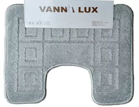 Коврик Vanna Lux туалет (1предмет) 40х50 см серый